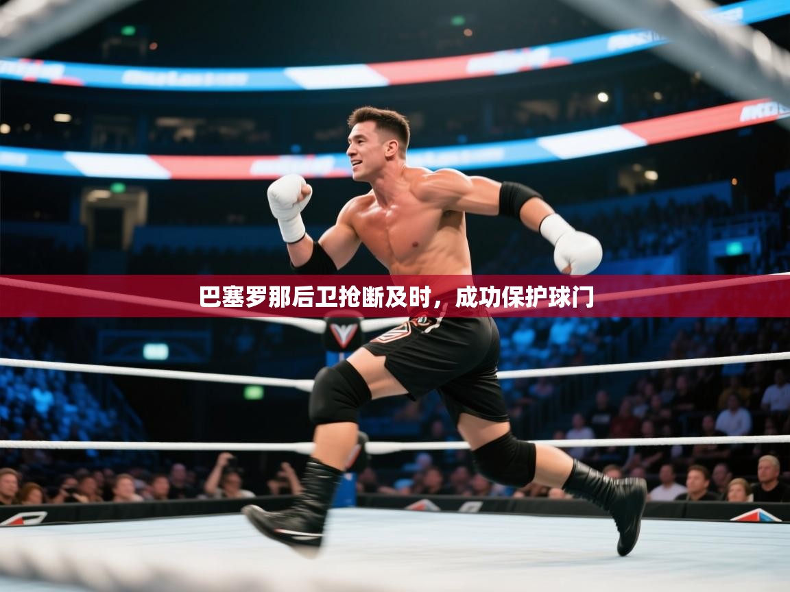 巴塞罗那后卫抢断及时，成功保护球门  第2张